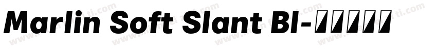 Marlin Soft Slant Bl字体转换